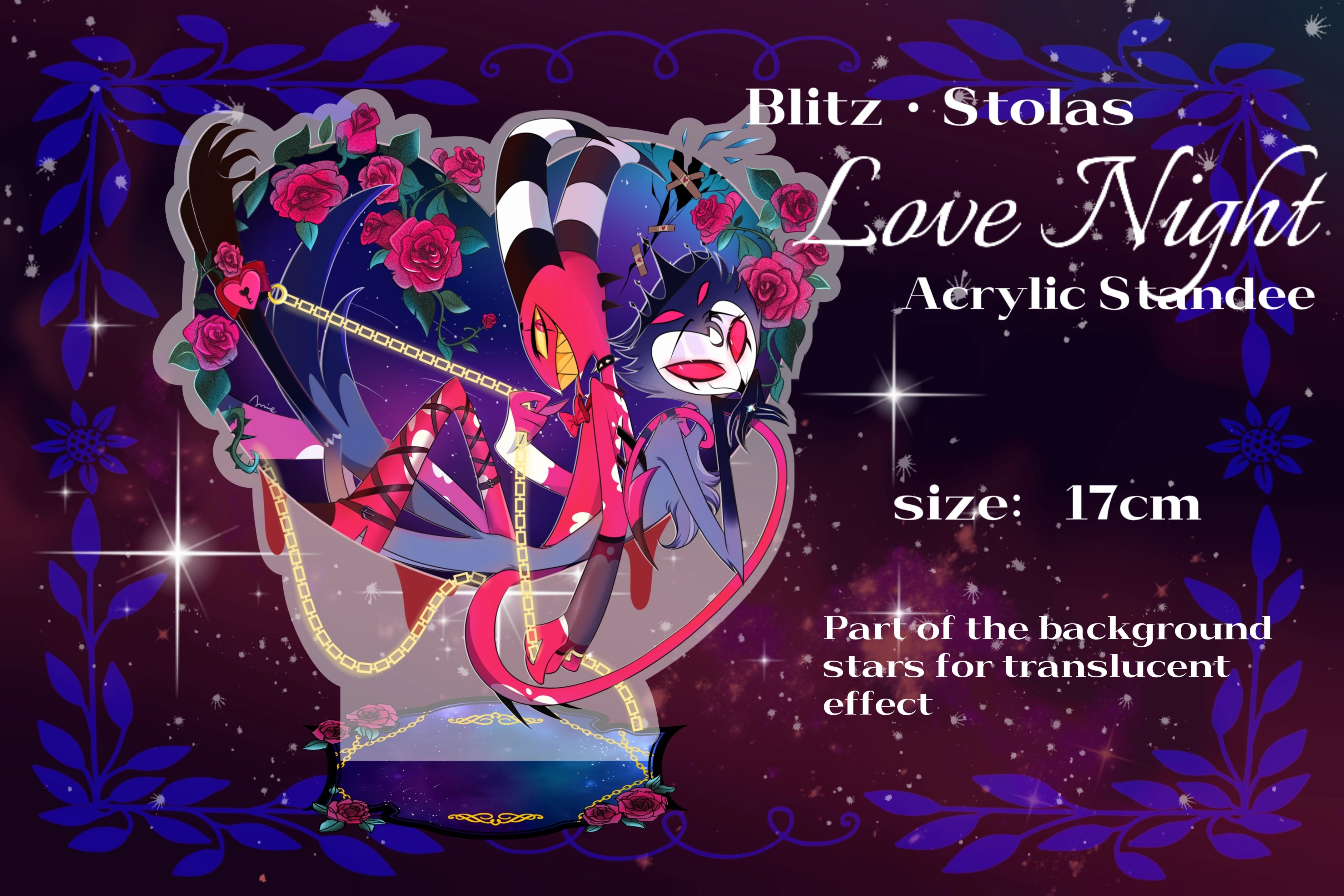 PRE-ORDER Helluva Boss Love Night Acrylic Standee