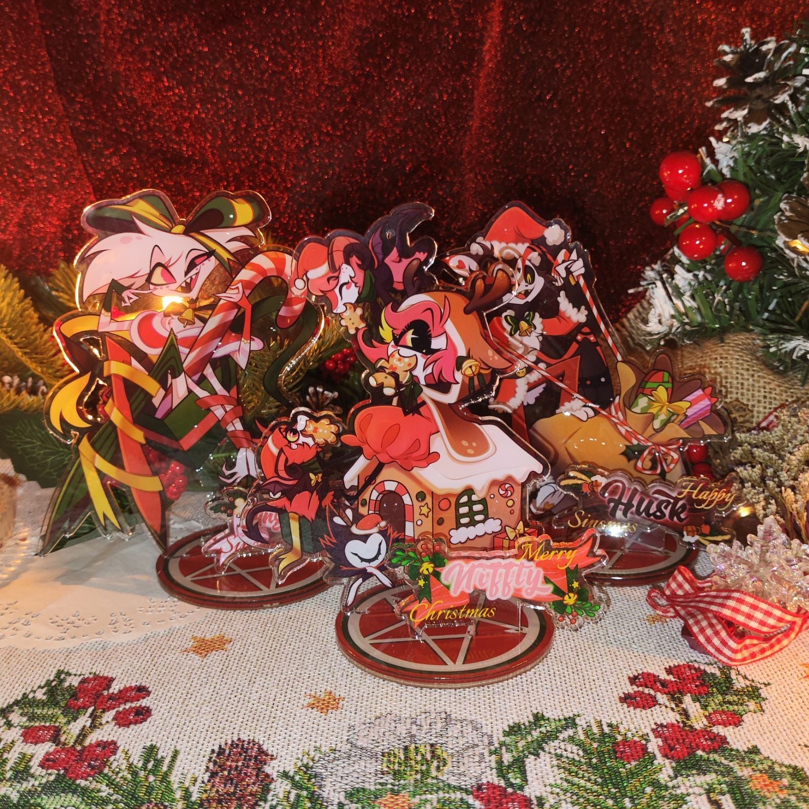 PRE-ORDER Merry Sinsmas Hazbin Hotel Acrylic Standee