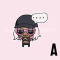 Jaafar Jackson SUPER MAX Acrylic Charms and PET Stickers