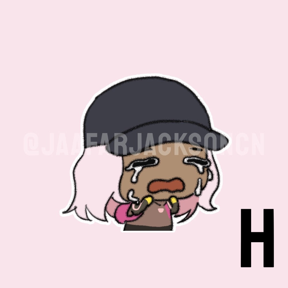 Jaafar Jackson SUPER MAX Acrylic Charms and PET Stickers