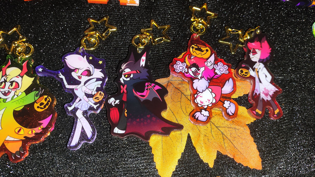 PRE-ORDER Hazbin Hotel Halloween Series Badges Keychain Mouse Pad