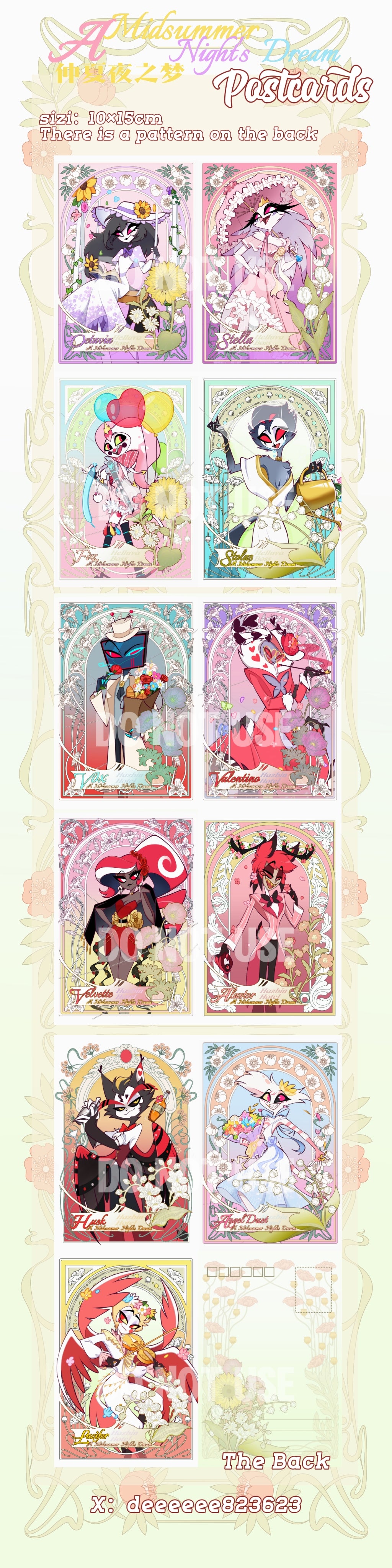 PRE-ORDER A Midsummer Night's Dream Series Postcards