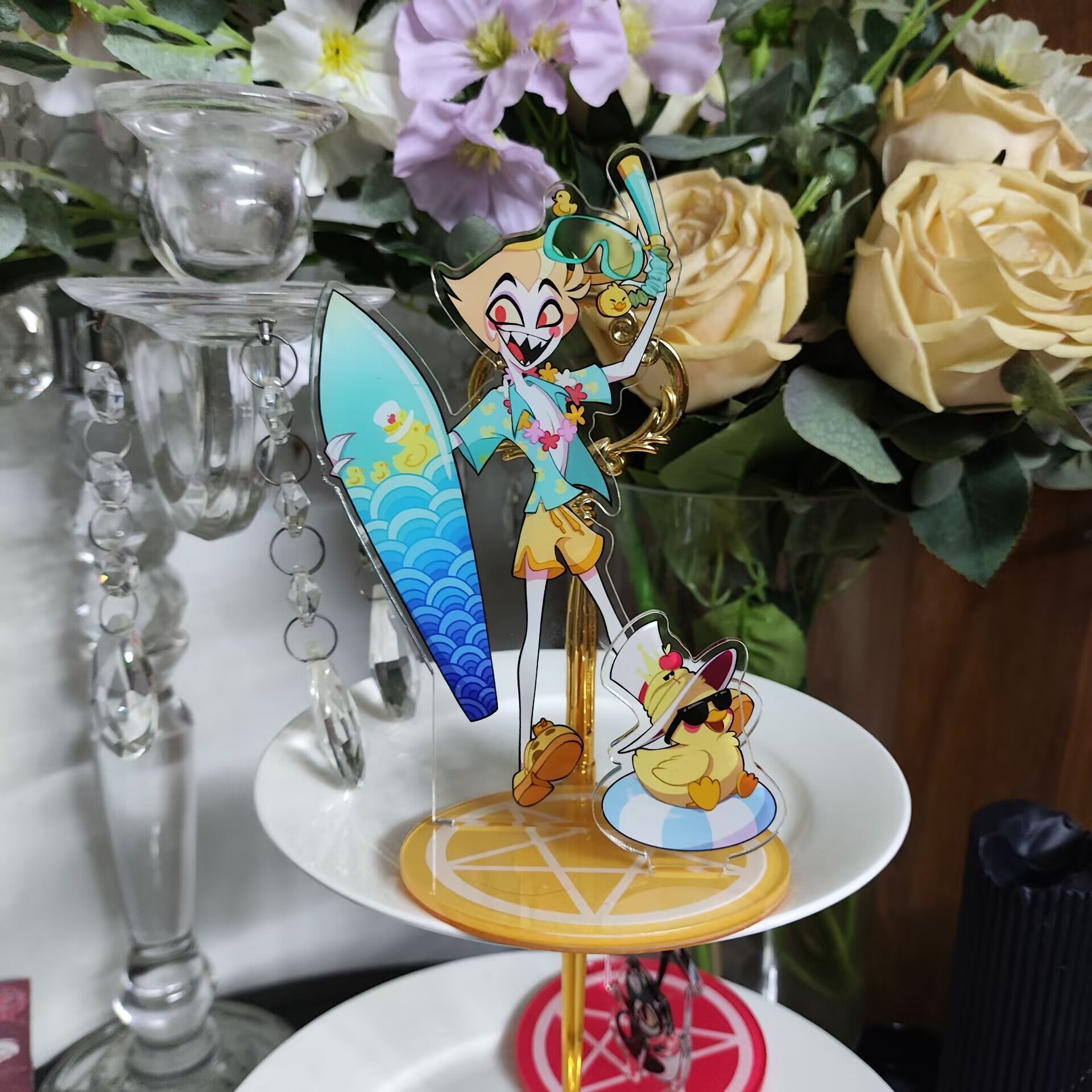 PRE-ORDER Summer Beach Hazbin Hotel Acrylic Standee