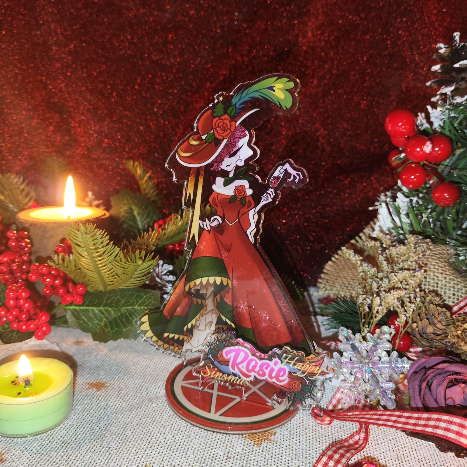 PRE-ORDER Merry Sinsmas Hazbin Hotel Acrylic Standee