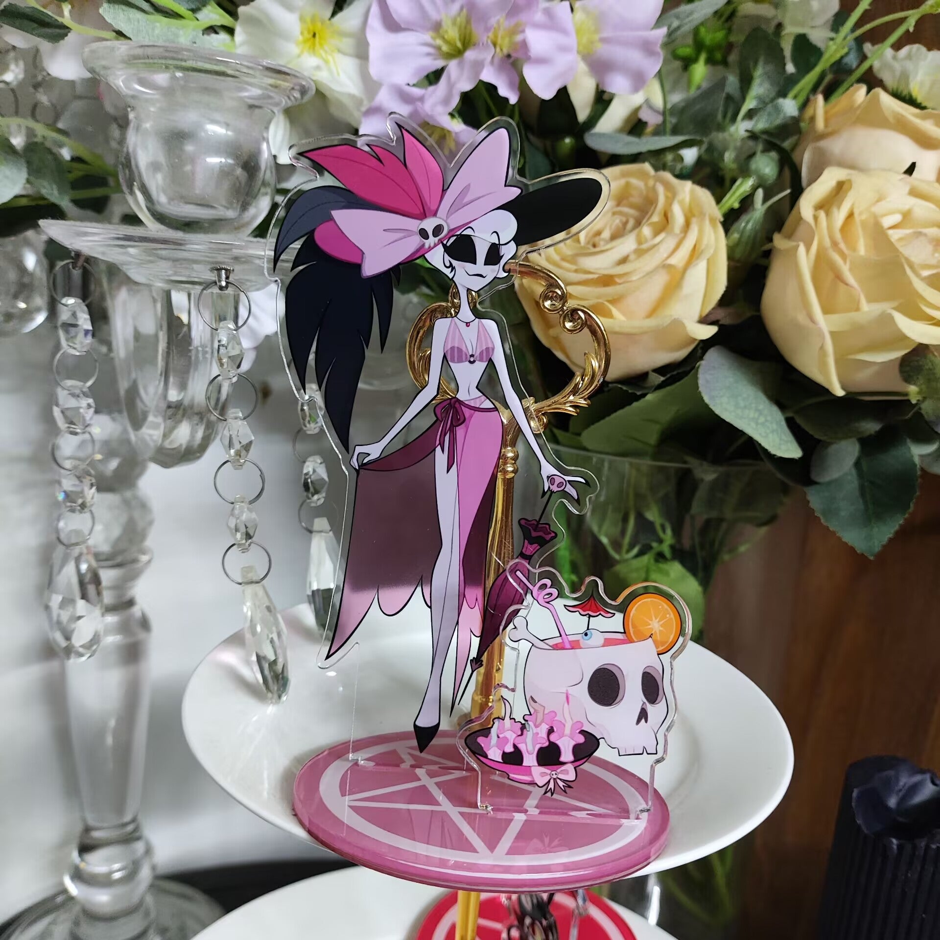 PRE-ORDER Summer Beach Hazbin Hotel Acrylic Standee