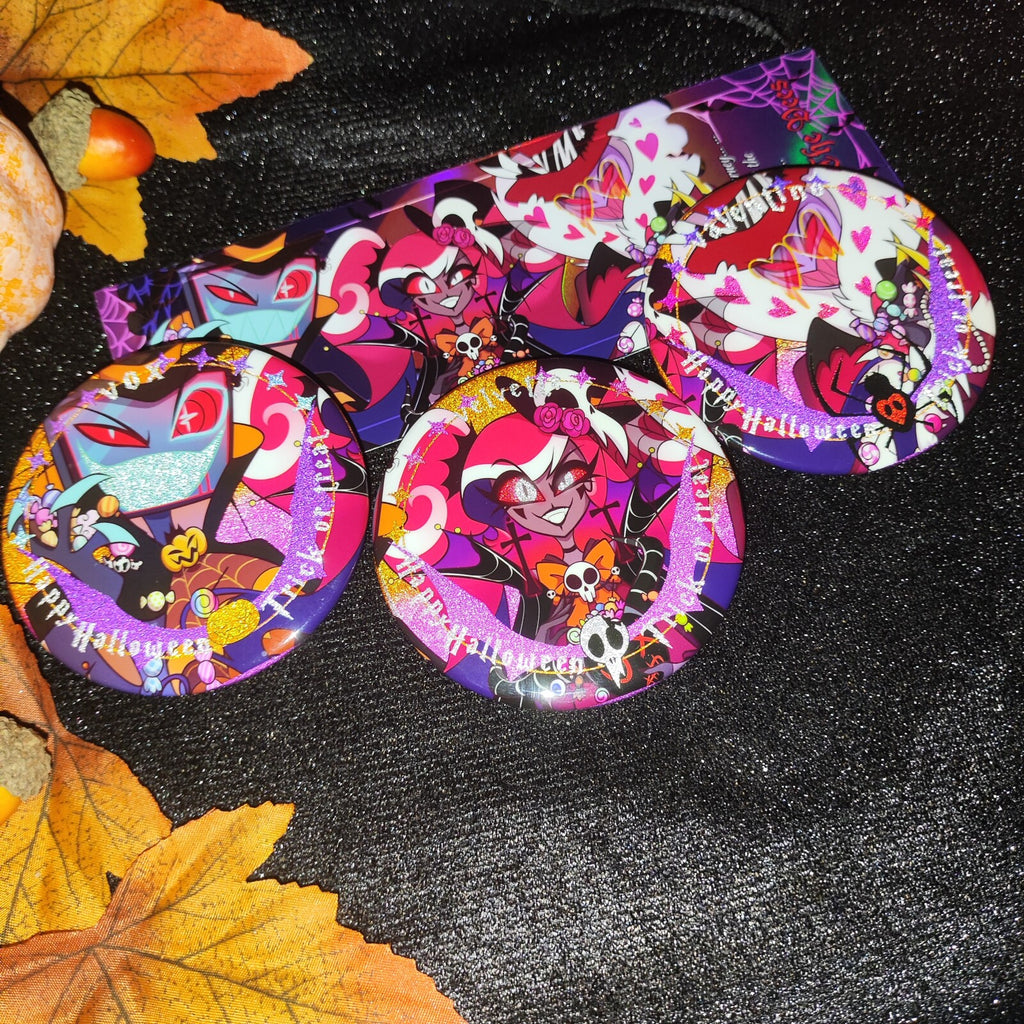 PRE-ORDER Hazbin Hotel Halloween Series Badges Keychain Mouse Pad