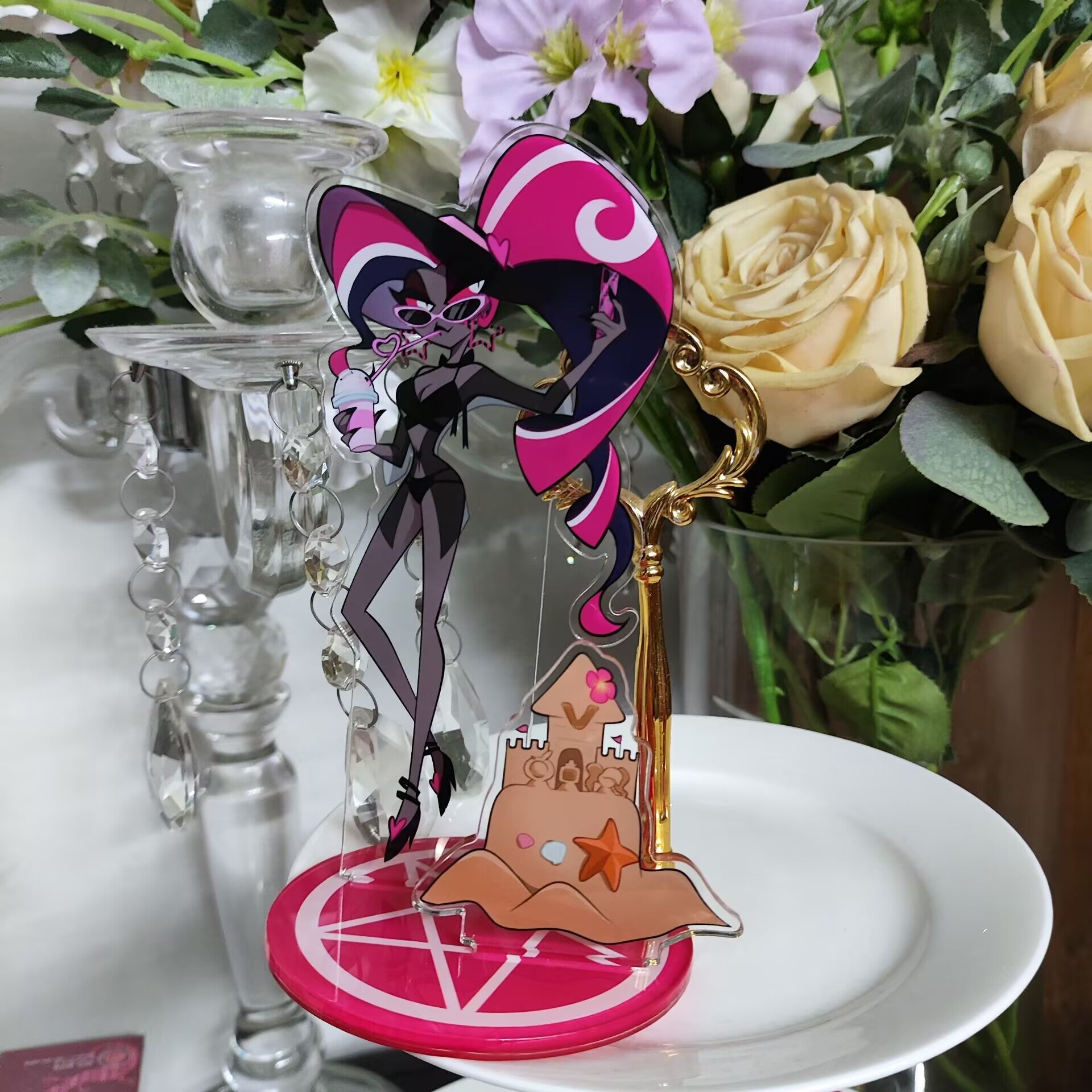 PRE-ORDER Summer Beach Hazbin Hotel Acrylic Standee