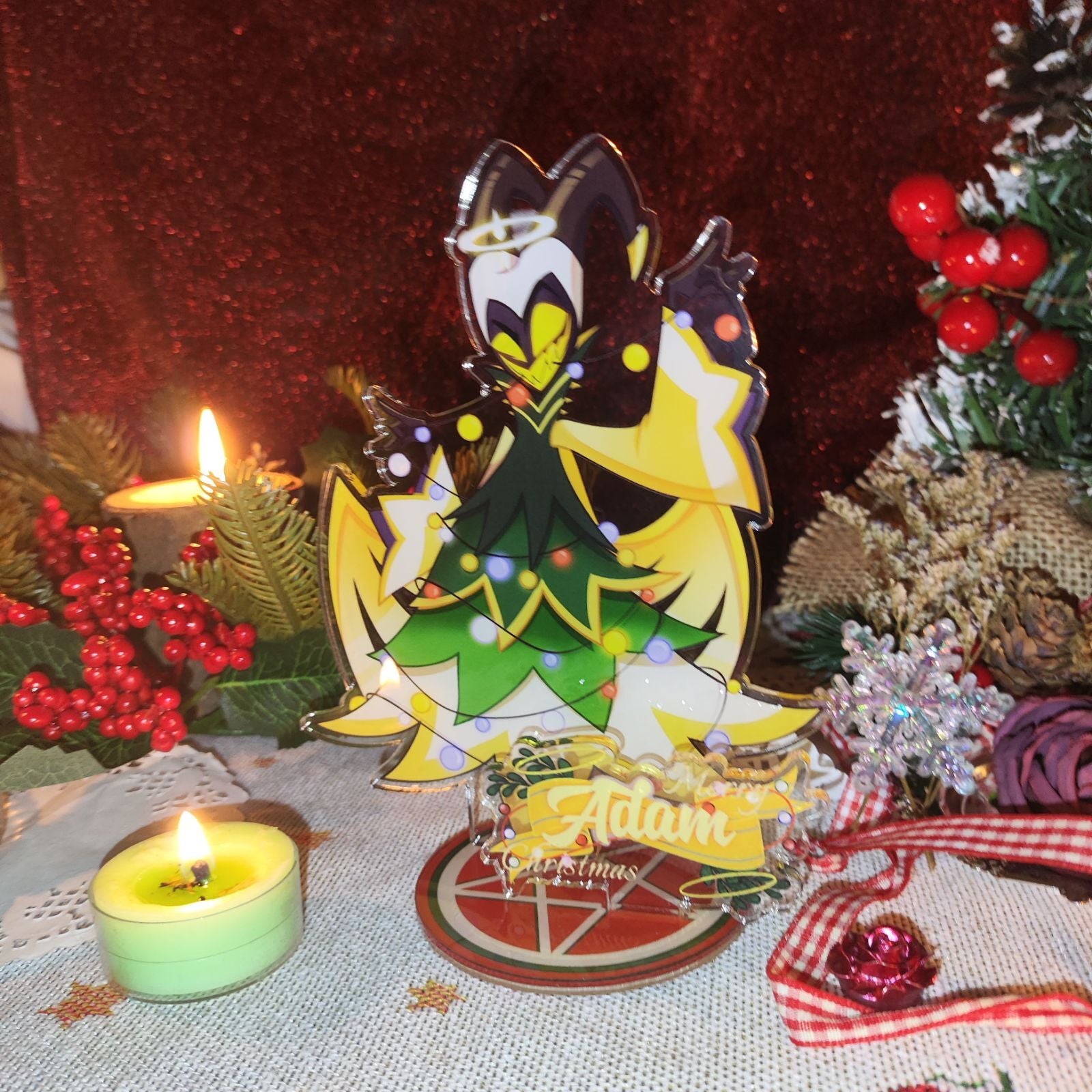 PRE-ORDER Merry Sinsmas Hazbin Hotel Acrylic Standee