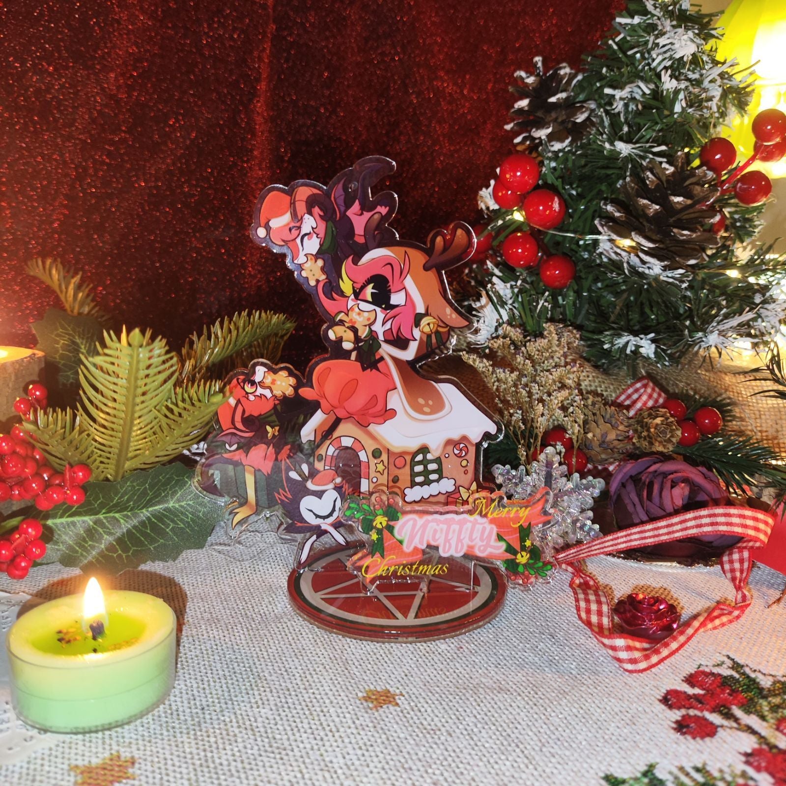 PRE-ORDER Merry Sinsmas Hazbin Hotel Acrylic Standee