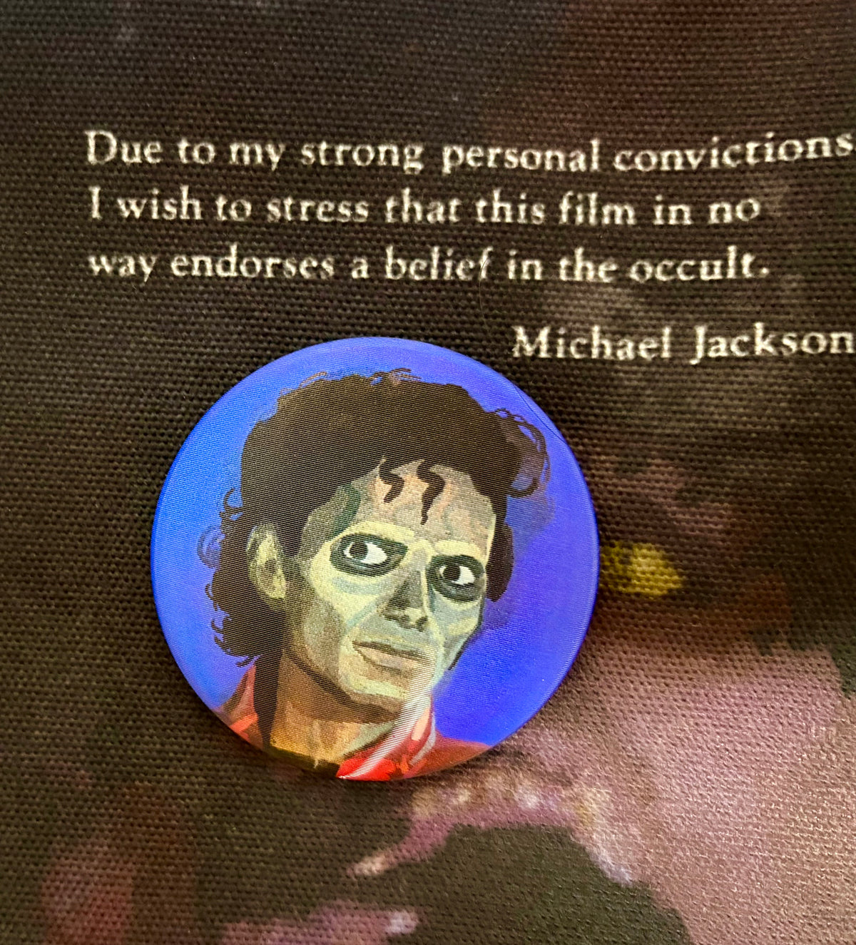 Thriller Badge Jackson Fanart