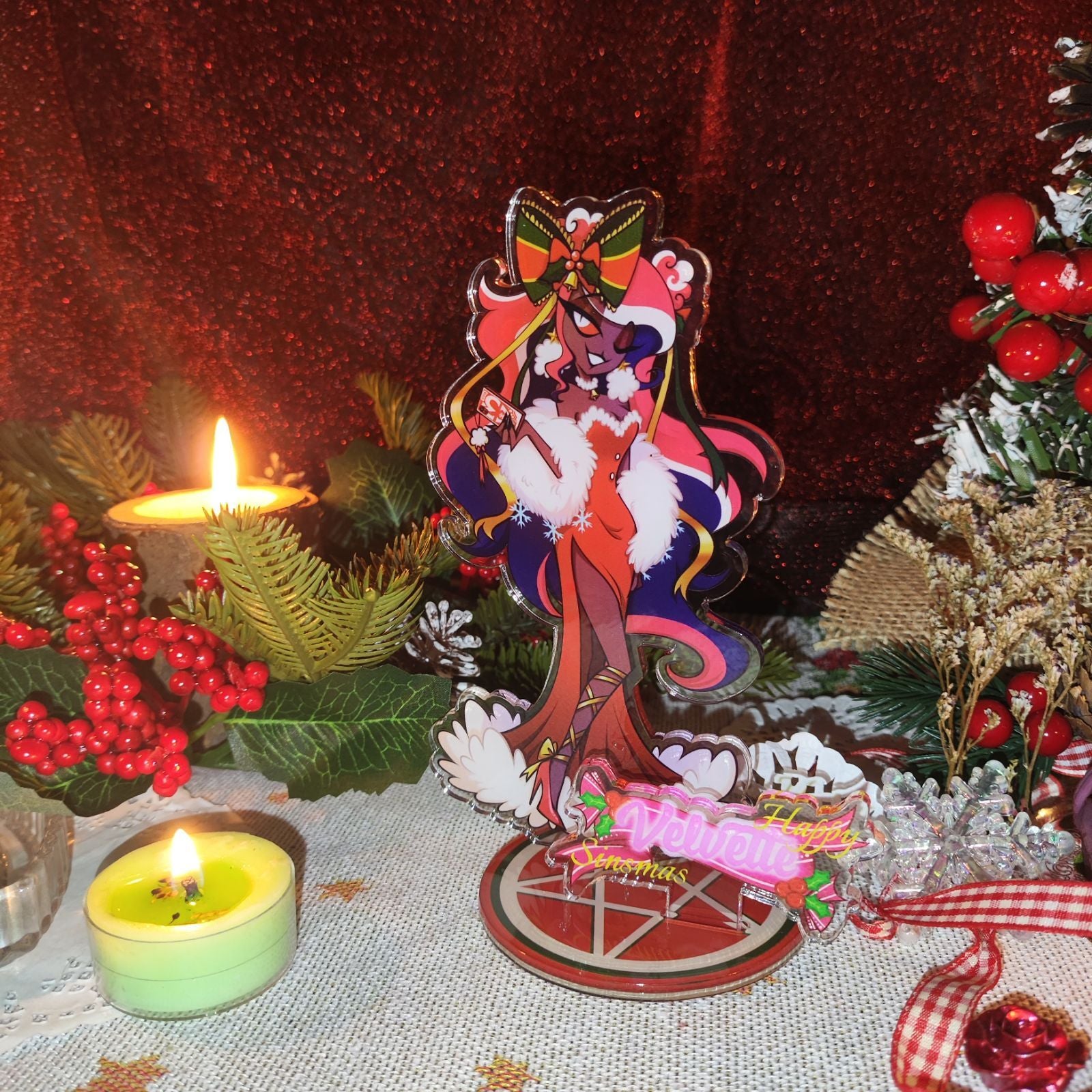 PRE-ORDER Merry Sinsmas Hazbin Hotel Acrylic Standee